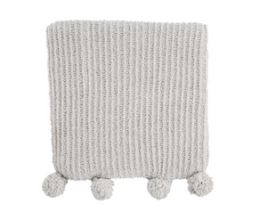 Chenille Pom Blanket