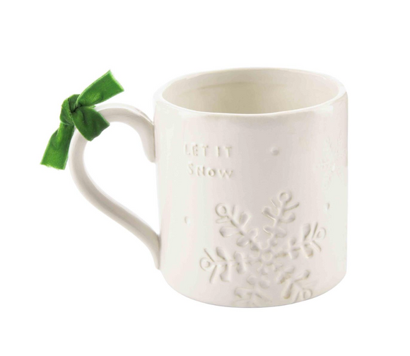 White Christmas Mug