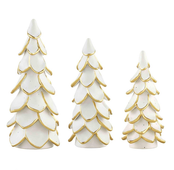 Speckle Gold Ceramic Trees