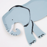 Elephant Diecut Plates