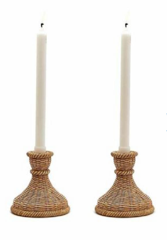 Basket Weave Pattern Candle Holder