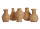 Natural Basket Weave Pattern Vase