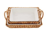 Hyacinth Basket Baking Dish Set