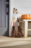 Light Up Broom Decor