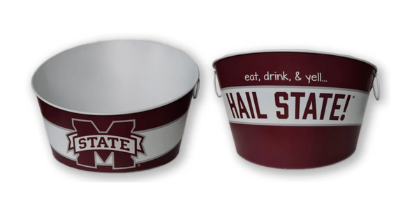 Miss State Metal Drink Tub