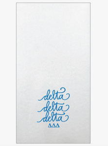 Tri Delta Guest Towels