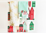 Christmas in the Village Homes Tea Towel