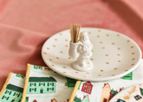 Standing Santa Shaped Toothpick Holder