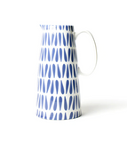 Iris Blue Drop Pedestal Pitcher