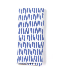 Iris Blue Drop Tea Towel