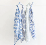 Iris Blue Drop Tea Towel