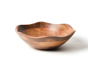 Fundamental Wood 13 Ruffle Bowl