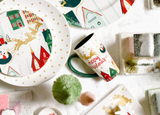 Vintage Christmas Village Mug