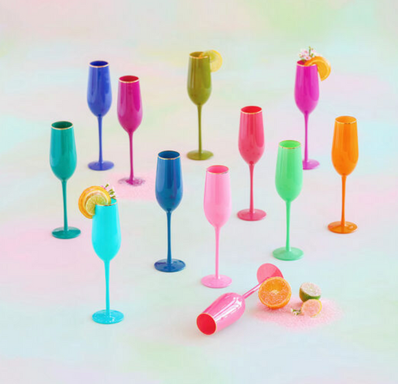 Sugar Plum Champagne Flute