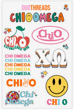 Sorority Rainbow Sticker Sheet