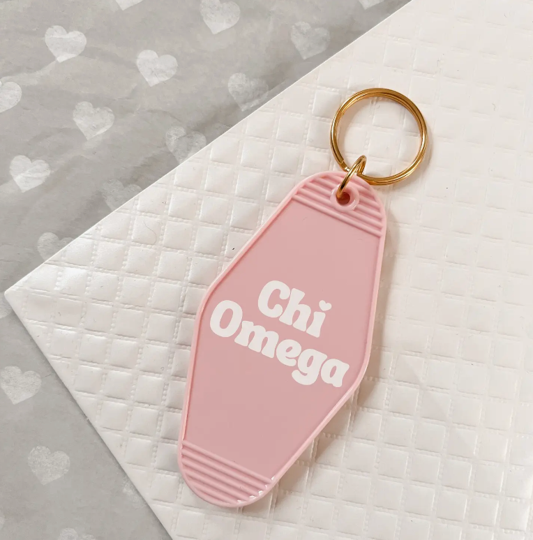 Sorority Keychain - Soft Pink