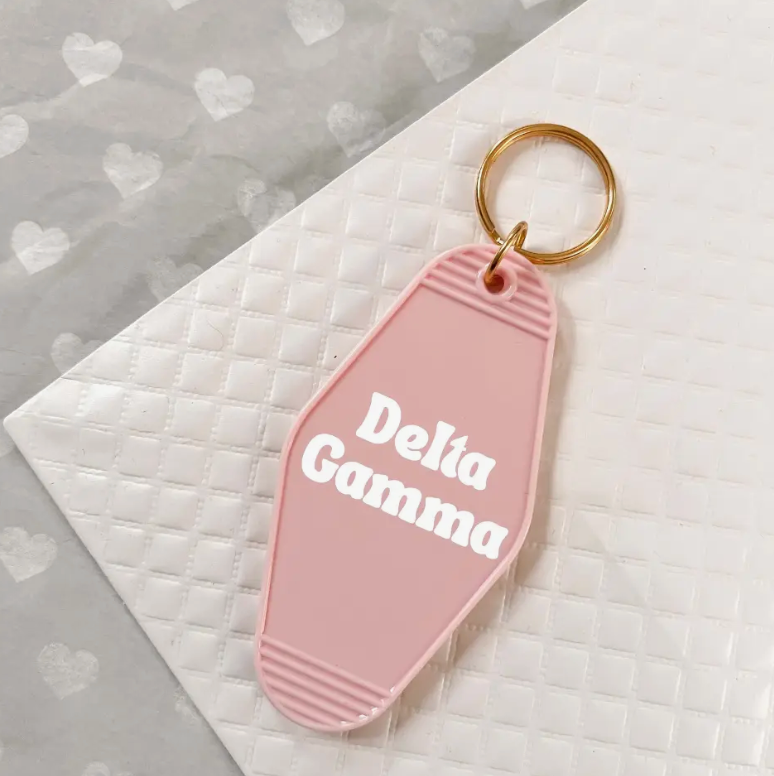 Sorority Keychain - Soft Pink