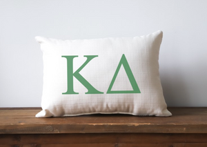 Sorority Large Letters Pillow - Kappa Delta