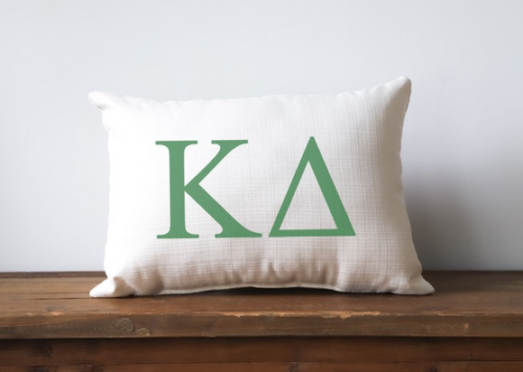 Sorority Large Letters Pillow - Kappa Delta