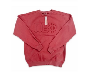 Suzette Embroidered Sorority Sweatshirt - Pi Beta Phi