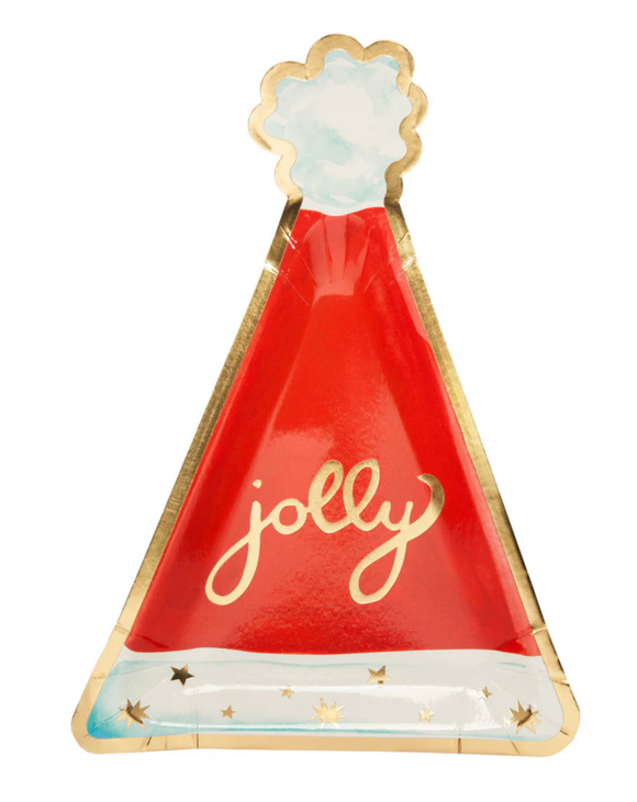 Jolly Holiday Hat Salad Plates