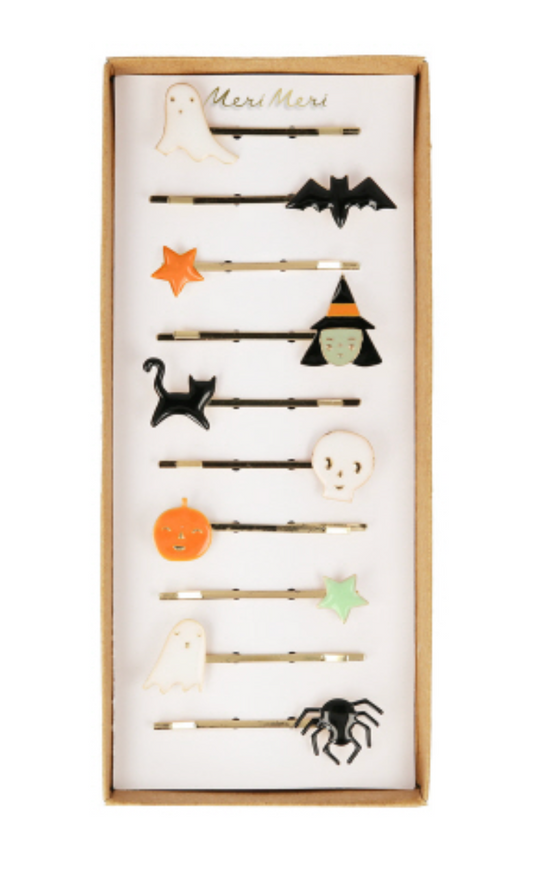 Enamel Halloween Hair Slides