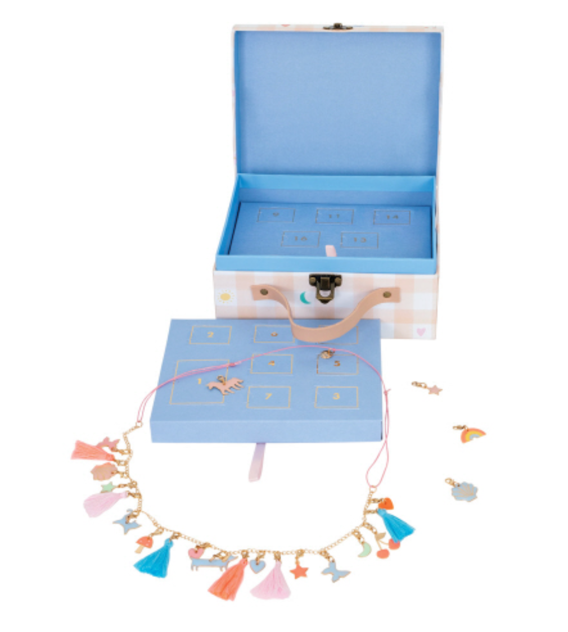 Enamel Charm Necklace Advent Calendar