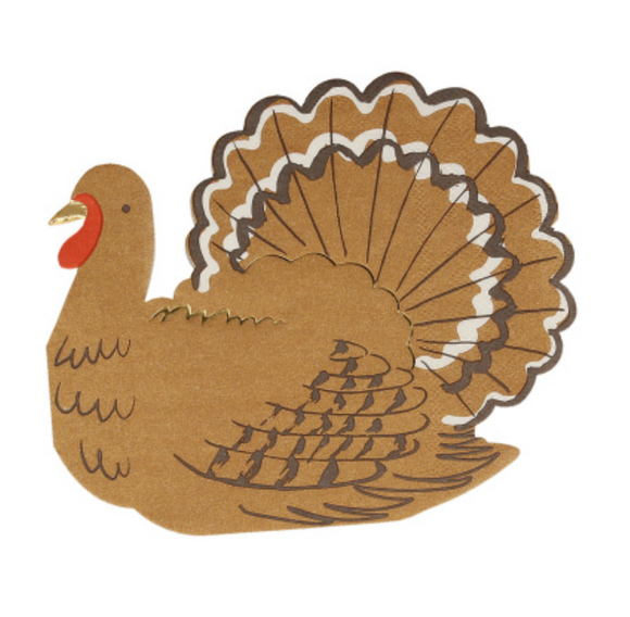 Turkey Diecut Napkins