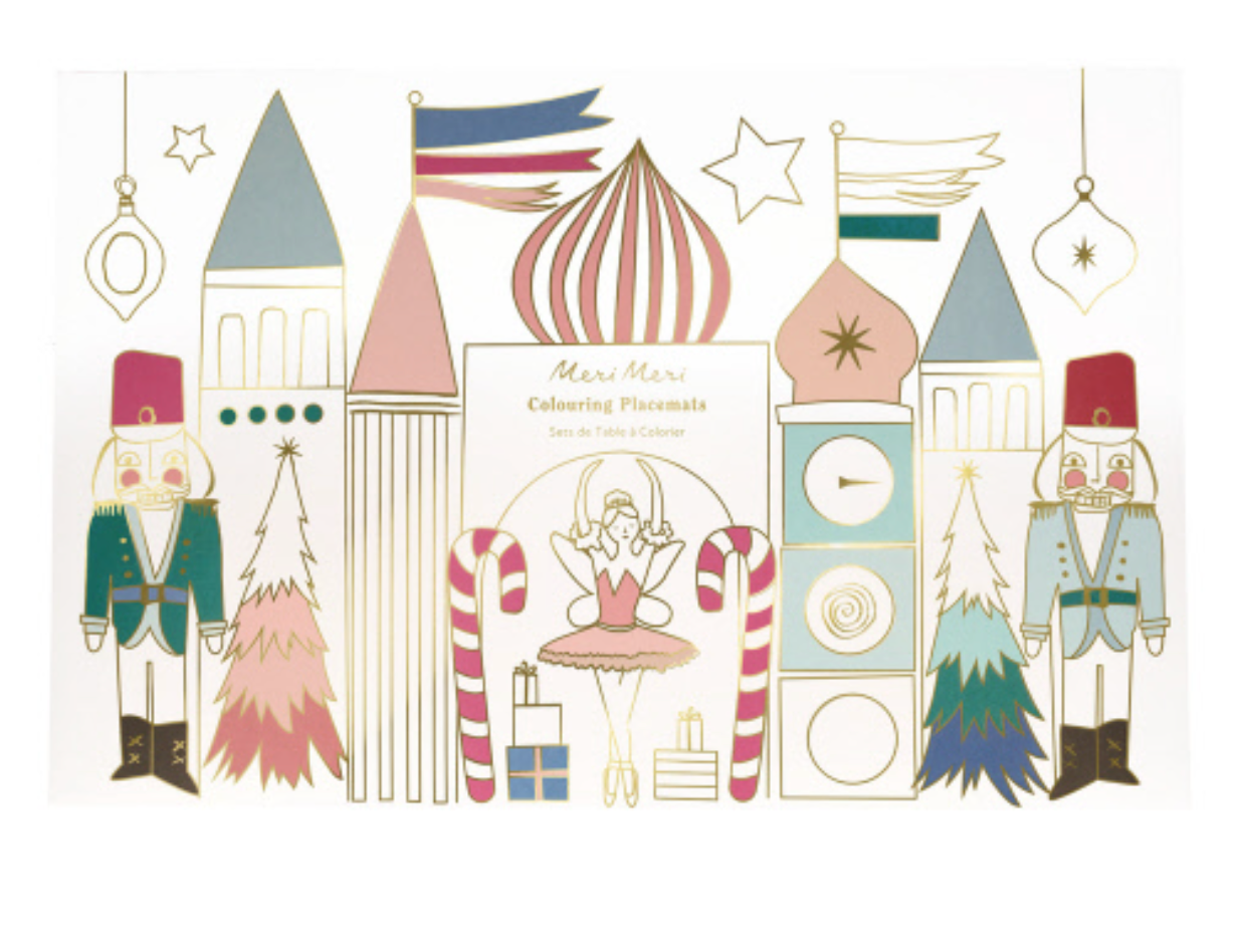 Nutcracker Coloring Placemats