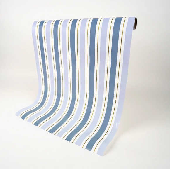 Blue Striped Table Runner