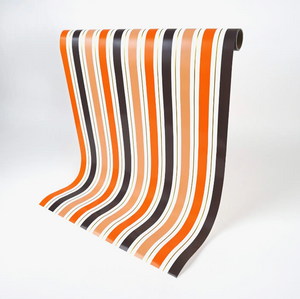 Halloween Stripe Paper Table Runner