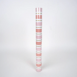 Pink Striped Paper Table Runner