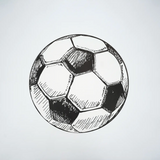 Sports Fan Soccer Ball Paper Placemats