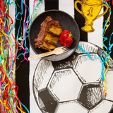 Sports Fan Soccer Ball Paper Placemats