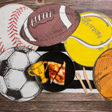 Sports Fan Soccer Ball Paper Placemats