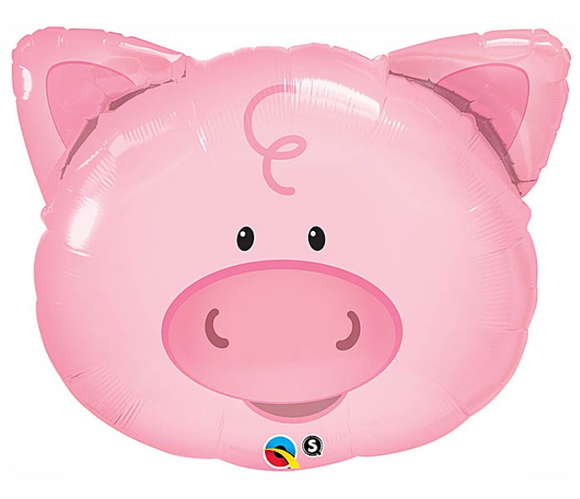 Playful Pig Foil Balloon