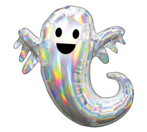 Iridescent Ghost Foil Balloon