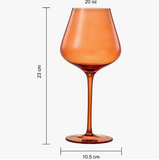 Colored Crystal Wine Glass