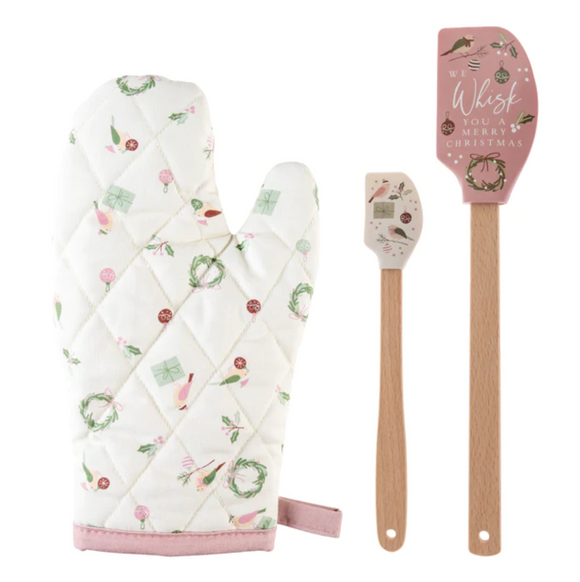 Oven Mitt & Spatula Set - We Whisk You