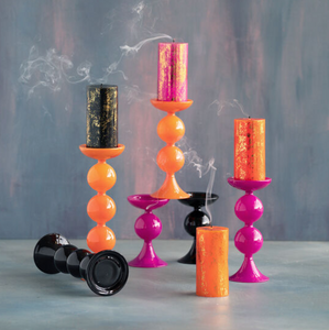 Trick or Sweet Pillar Candle Holder