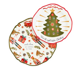 Christmas Pattern Platter Set