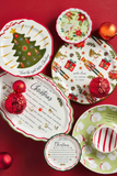 Christmas Pattern Platter Set