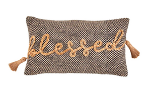 Blessed Tassel Pillow