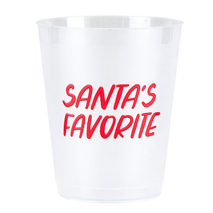 Santa's Favorite Shatterproof Cups