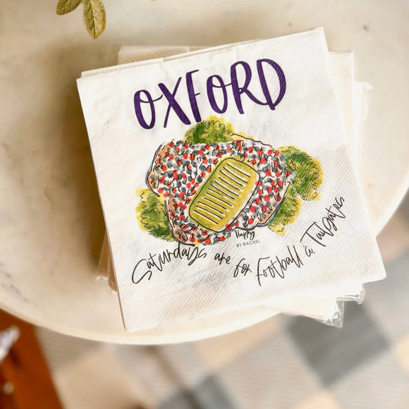 Oxford Tailgate Dinner Napkins