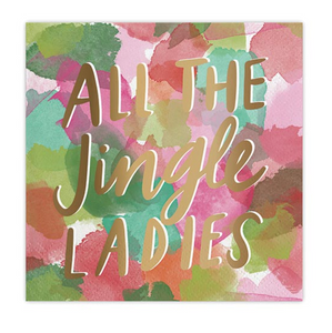 All The Jingle Ladies Beverage Napkins