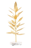 Small Gold Metal Leaf Tree