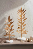 Small Gold Metal Leaf Tree