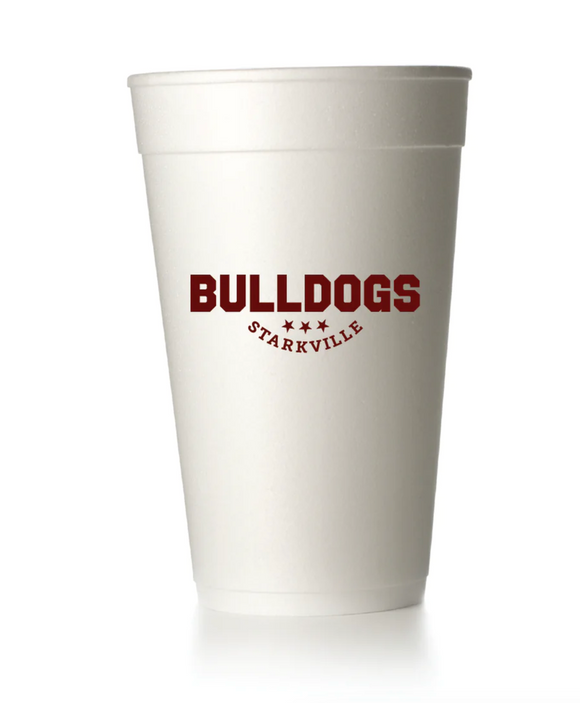 Bulldogs - Starkville Styrofoam Cups