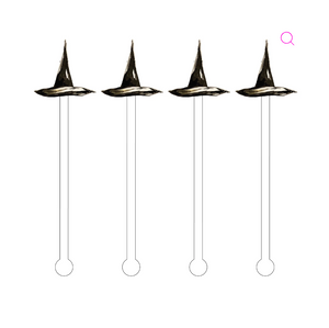 Witch Hat Acrylic Stir Sticks